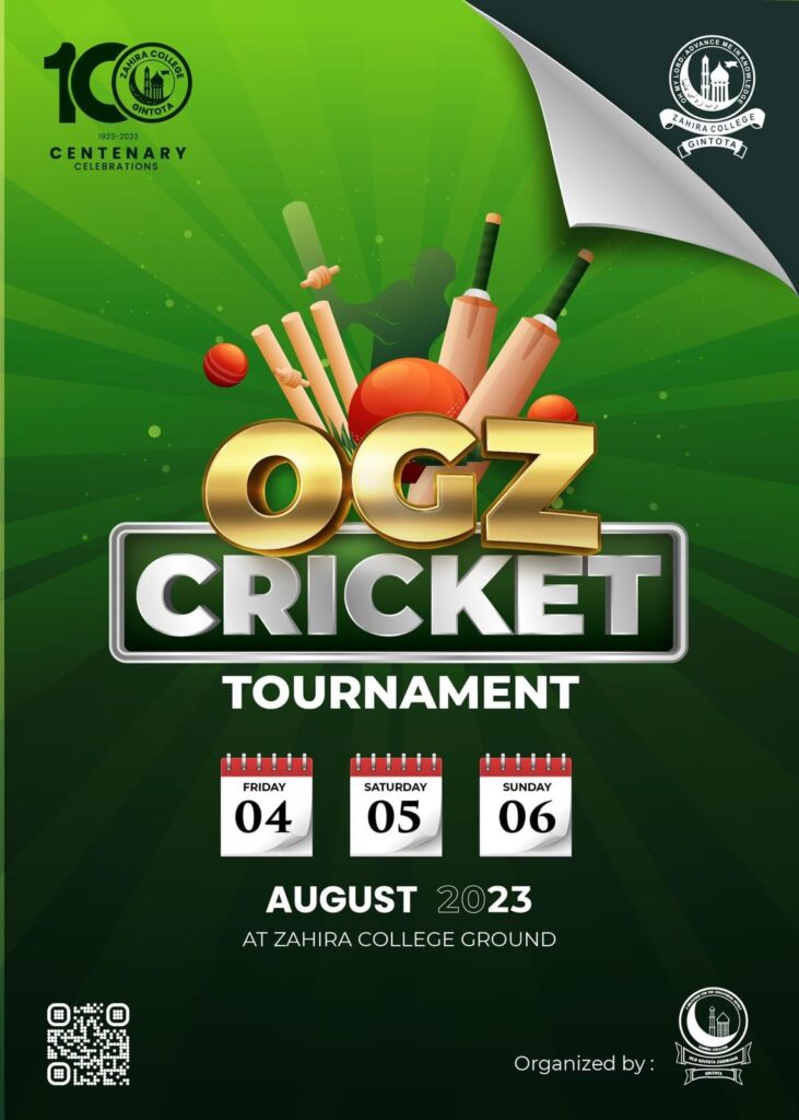 OGZ Cricket Tournament